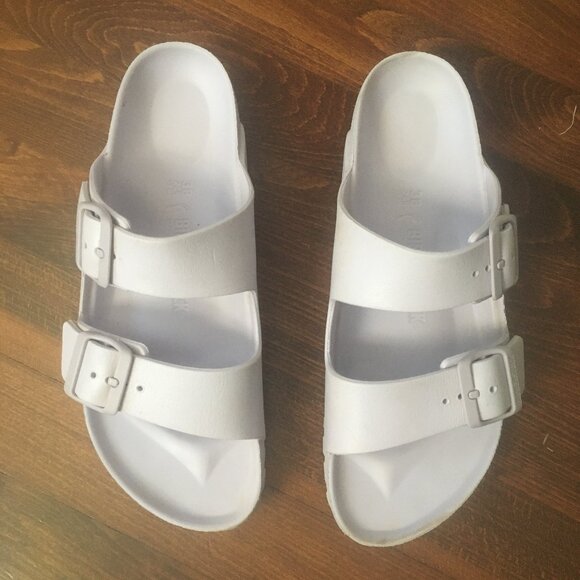 Birkenstock Women's size 38 Arizona Essentials in Purple Fog - Picture 1 of 2